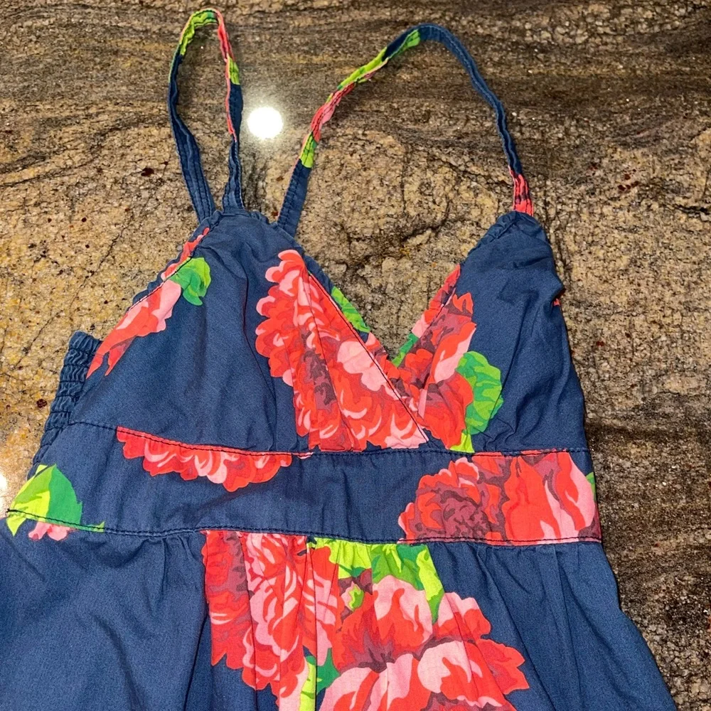Hollister floral print mini dress/coverup XS‎